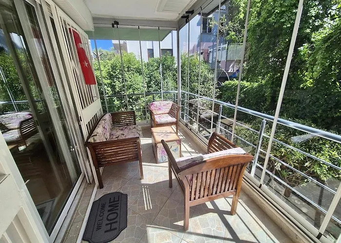公寓 Beachside Duplex With Patio 安塔利亚